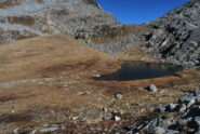 Il Lago Lammer salendo al Colle di Loo
