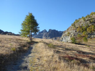 arrivando al passo di Scoletta inferiore