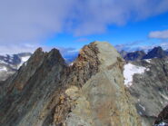In cima alla Gran Becca Blanchen...guardando verso il torrione successivo che sembra essere la 