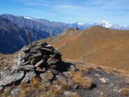 Monte Bianco, P.ta di Mompers e P.ta di Tsasetze dalla P.ta Tsavanis.