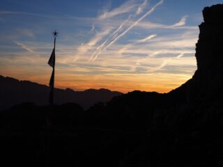 Tramonto al Rifugio Papa.