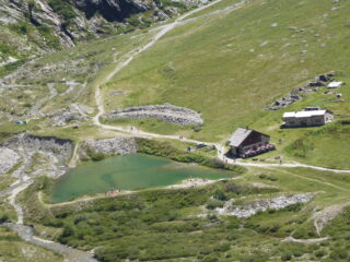 Rifugio Scarfiotti dall'alto