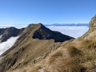 Dal Verze verso la Quinzeina con il Pian dei Francesi in Primo piano