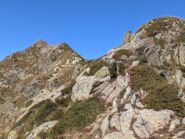 Nei pressi di Col Asni orma prossimi alle ultime risalite verso Punta Rama