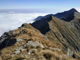 La cresta Beltrando vista dal Rama.