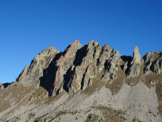 Percorso sommario e posizione delle prime 4 soste