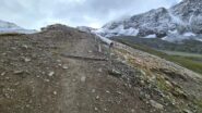 il sentiero che sale verso il Rifugio Madriccio