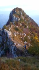 Il sentiero di discesa