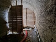 collegamento nel tunnel dal sentiero esterno 