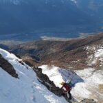 molta la neve sul lato sud ovest discreto il rigelo..