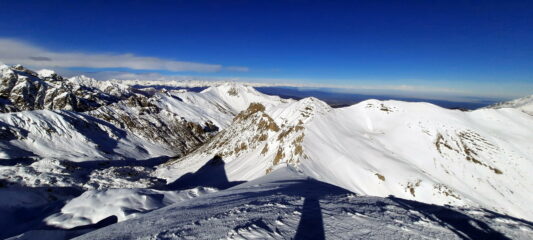 dalla cima panorama infinito