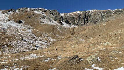In salita verso il colle
