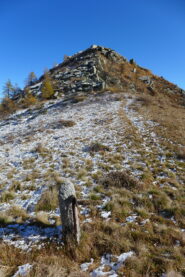 Cresta vista dal colletto 