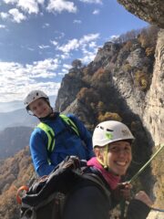 Maria e Luca che sorridono