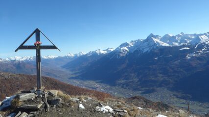 la valle centrale da lassù