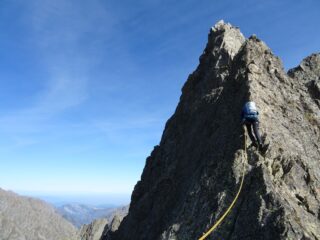 Bei tratti affilati di ottima roccia