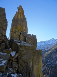 Versante nord e doppia dalla cima
