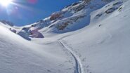 La neve negli avvallamenti non è quantificabile.