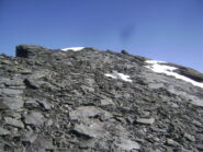 ultimi passi, ometto di vetta ormai in vista