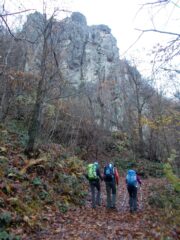 inizio del sentiero a Vernante