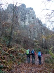 inizio del sentiero a Vernante