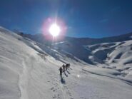 Nel vallone di salita