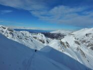 Inizio discesa dalla quota 2255