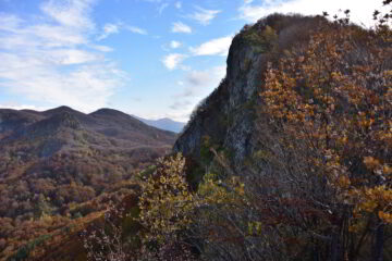 Il M.Ripa e il M.Gifarco salendo la cresta Ovest del monte Ripa