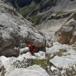 in salita nel canalone