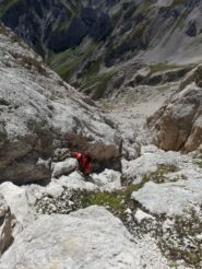 in salita nel canalone