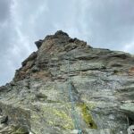 Discesa in doppia lungo la cresta S/SE