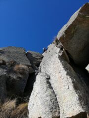 Il diedro a dx del penultimo tiro