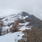 La cima vista dall'antecima.