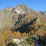 la cresta da percorrere