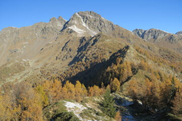 la cresta da percorrere