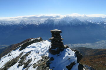 nuvole in avvicinamento, meglio scendere
