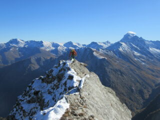 Sulla cresta SE della Resiassa.