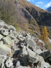 Si scende nel bellissimo Vallone della Vassola