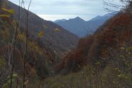 Quasi alle miniere. Lo stretto vallone.