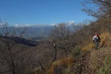 Ritorno  verso il colle Frascà