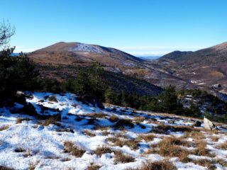 Il M.te Poggio visto dal M.te Moro.