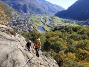 ... a metà ferrata.