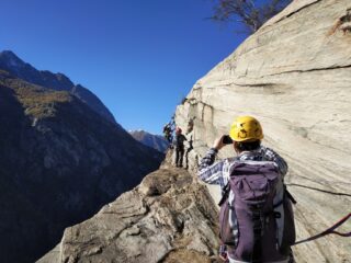 Variante esposta, tratto finale.