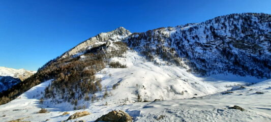 bella visuale sul versante ovest nord ovest del Fantino