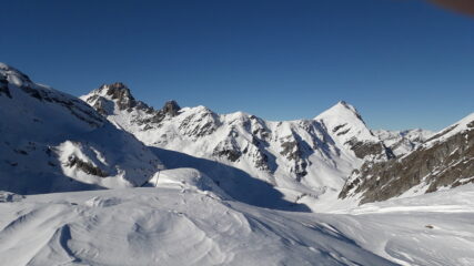 dal colle Valonetto  dx la Bianca a sx il becco Grande..