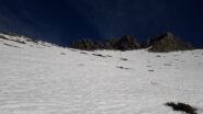 molta la neve ad arrivare all'attacco..