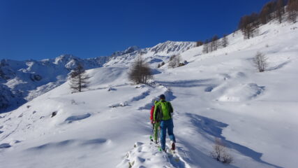 Risalendo verso la Serra di Bal