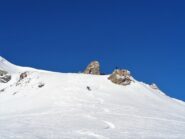 Prima discesa dai pendii sotto il Mondolè verso il rio Brignola