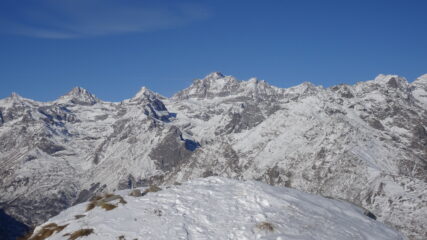 panorama verso il Gran Paradiso