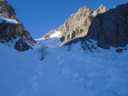 Uscendo dal canalone